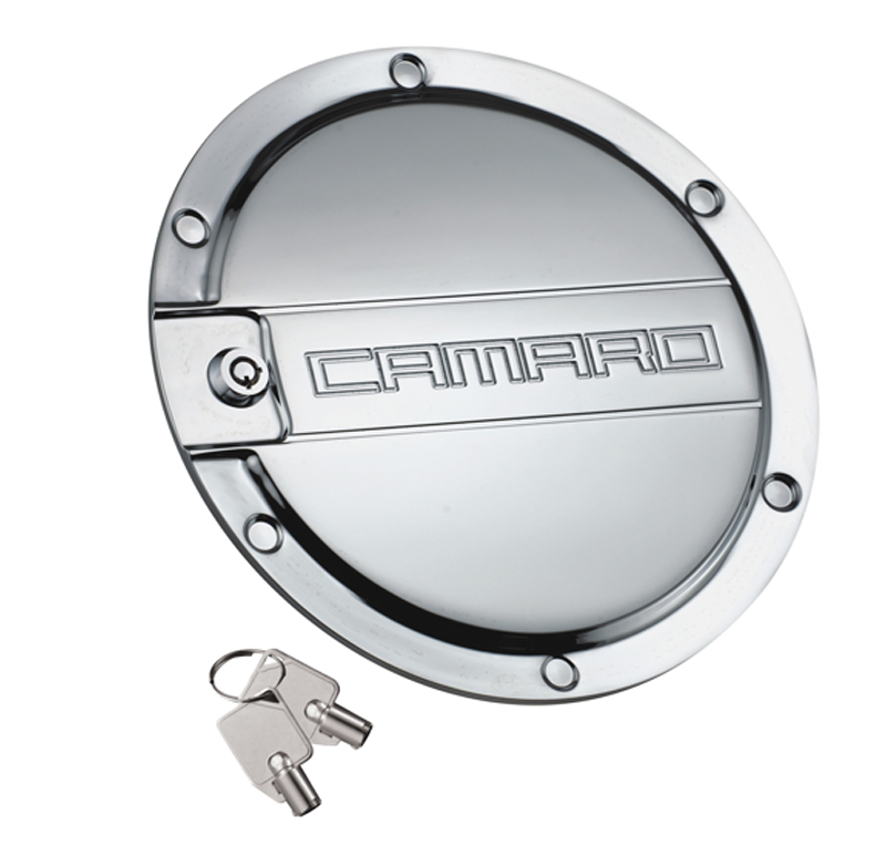 Defender Worx Aluminum Billet Locking Fuel Door for 20102013 Chevy Camaro